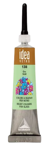MAIMERI VETRO RILIEVO - Kontúra na sklo (138 - gold, 20 ml)