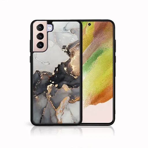 MY ART Ochranný kryt pre Samsung Galaxy S22 5G GREY MARBLE (140)