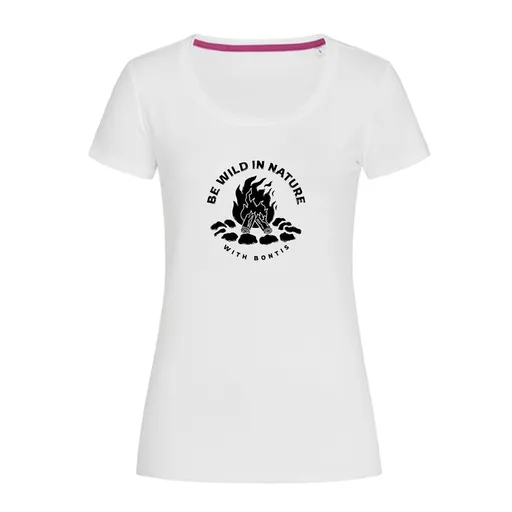 Bontis Dámske tričko CAMPFIRE - Biela | XL
