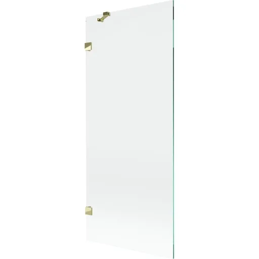 MEXEN/S - Lunar vaňová zástena FIX 80 x 150, transparent, zlatá 897-080-000-50-00