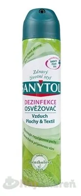 Sanytol osviežovač vzduchu menthol 300 ml