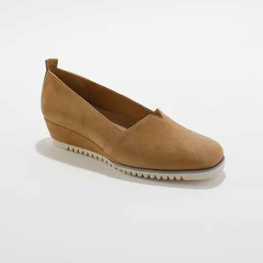 Kožené balerínky na kline