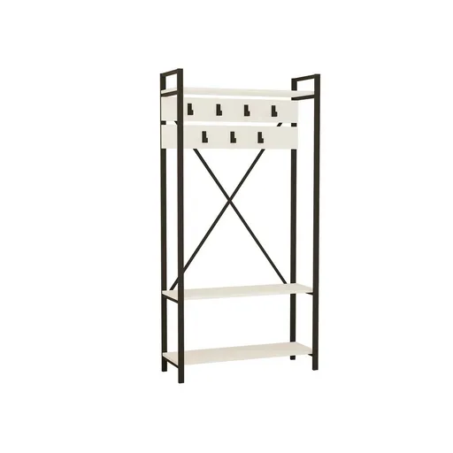 Vešiak s botníkom Alfa White and Grey