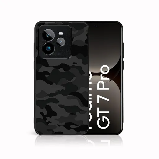 MY ART Ochranný kryt pre Realme GT 7 Pro 5G BLACK CAMO (234)