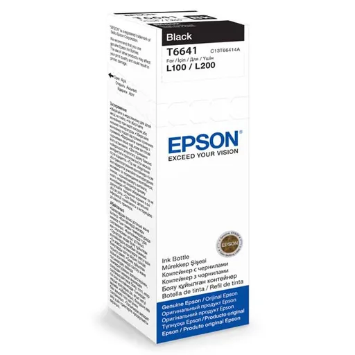 EPSON T6641 (C13T66414A) - originálna cartridge, čierna, 70ml