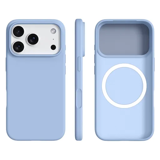 RUBBER MAGSAFE Silikónový kryt pre Apple iPhone 17 Pro modrý