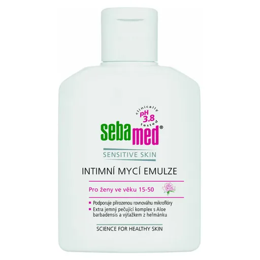 SEBAMED Intímna umývacia emulzia pH 3,8 cestovné balenie 50 ml
