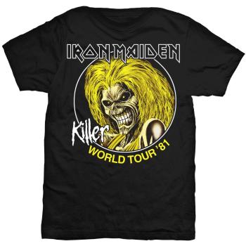 Iron Maiden tričko Killer World Tour 81  one_size