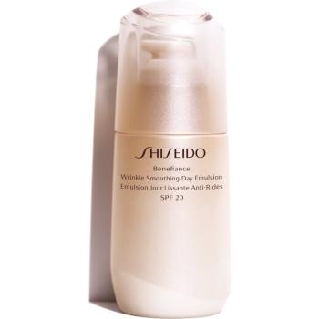 Shiseido Benefiance Wrinkle Smoothing Day Emulsion ochranná emulzia proti starnutiu pleti SPF 20 75 ml