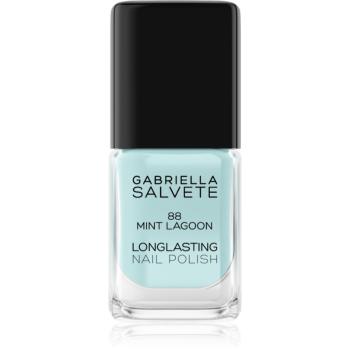 Gabriella Salvete Longlasting Enamel dlhotrvajúci lak na nechty s vysokým leskom odtieň 88 Mint Lagoon 11 ml