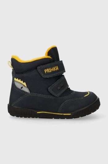 Detské zimné topánky Primigi tmavomodrá farba