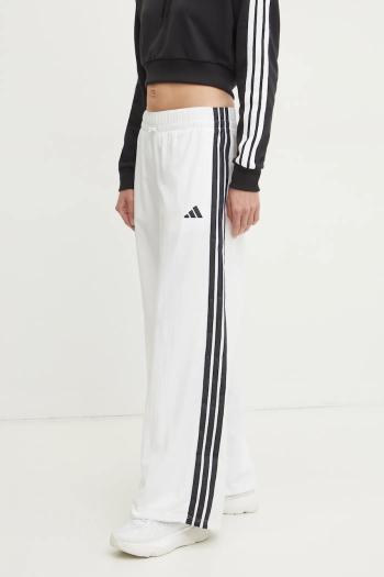 Tepláky adidas Essentials béžová farba, s nášivkou, JE1307