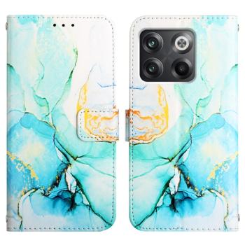 ART MARBLE Peňaženkový kryt OnePlus 10T 5G GREEN