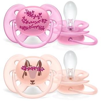 Philips AVENT cumlík Ultrasoft obrázok 6 – 18 m dievča, 2 ks (8710103938606)