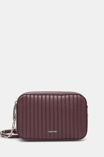 Kabelka Calvin Klein bordová farba, K60K613078