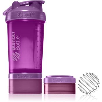 Blender Bottle ProStak Pro športový šejker + zásobník farba Plum 650 ml