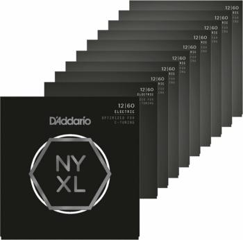 D'Addario NYXL1260 SET Struny pre elektrickú gitaru