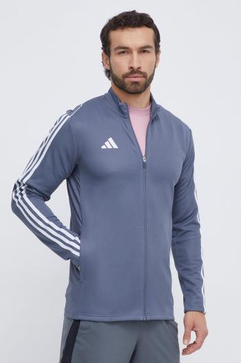 Tréningová mikina adidas Performance Tiro 23 šedá farba, s nášivkou,  HS3504