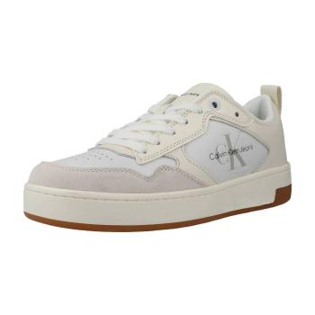 Calvin Klein Jeans  CUPSOLE LOW LTH  Módne tenisky Biela