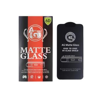 MG AntiGlare Full Glue matné ochranné sklo na iPhone XR / 11, čierne