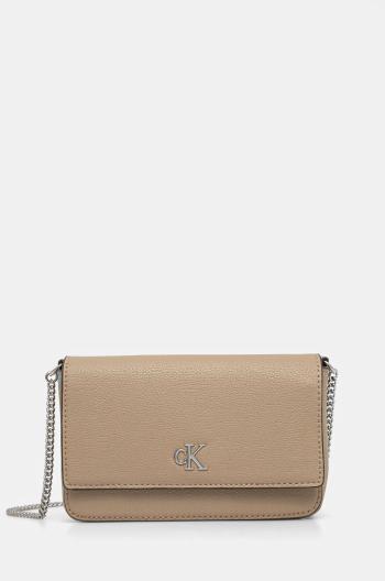 Kabelka Calvin Klein Jeans béžová farba, K60K612260