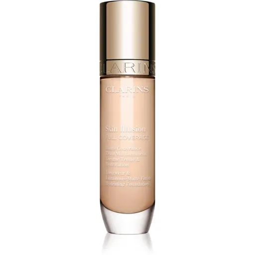 Clarins Skin Illusion Hydrating Foundation vysoko krycí make-up odtieň 100C 30 ml