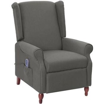 Shumee polohovacie svetlo sivé textil, 342227