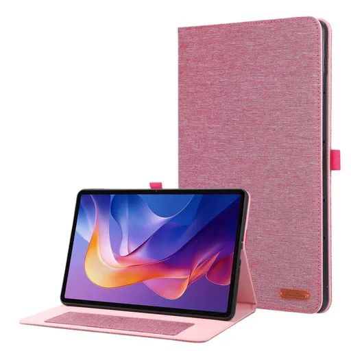 FABRIC Zaklápací kryt pre Xiaomi Redmi Pad 2 Pro ružový