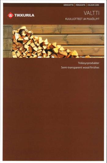 VZORKOVNÍK SEMI TRANSPARENT WOOD - Odtiene lazúr na drevo hnedá