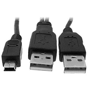 OEM 2x USB A -> MINI 5-pin, Y napájací, 0,6 m (11928008)