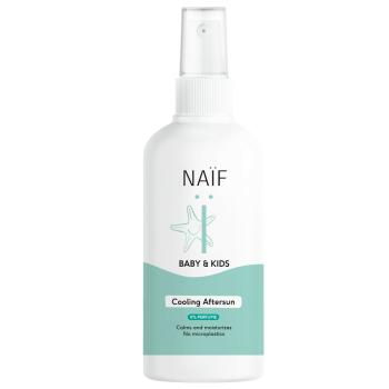 NAÏF Detský sprej po opaľovaní bez parfumácie Baby & Kids (Cooling Aftersun 0% Parfume) 175 ml