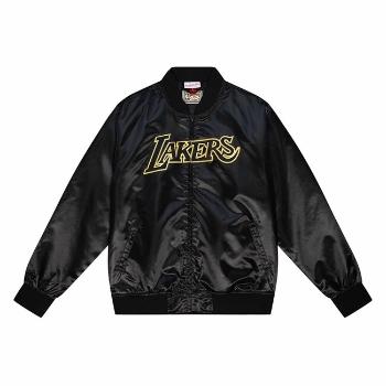 Mitchell & Ness Los Angeles Lakers Big Face 4.0 Satin Jacket black - L