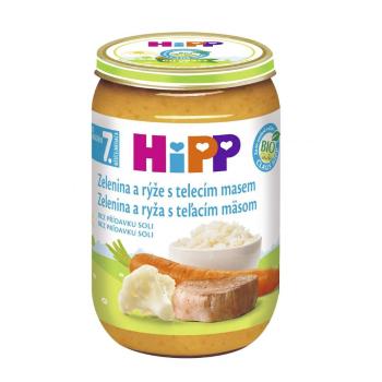 HIPP Junior Zelenina s ryžou a teľacím mäsom BIO 220 g