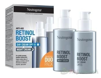 Neutrogena Retinol Boost denný krém SPF 15 50 ml + nočný krém s retinolom 50 ml darčeková sada