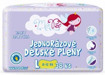 MONPERI Klasik Pleny jednorázové L (8-12 kg) 38 ks