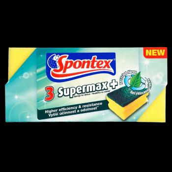 SPONTEX Supermax+, Huba tvarovaná veľká 3 ks