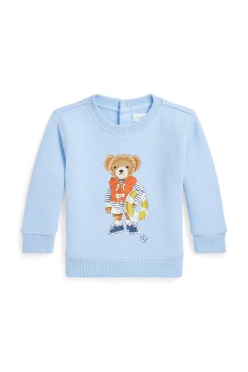 Mikina pre bábätká Polo Ralph Lauren s potlačou, 320974250001
