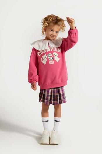 Dievčenská sukňa Coccodrillo fialová farba, mini, áčkový strih, ACADEMY GIRL KIDS