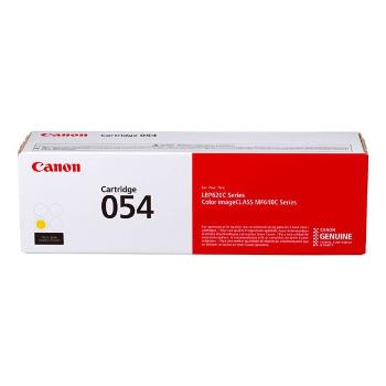 CANON 054 Y - originálny toner, žltý, 1200 strán