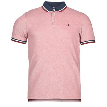 Jack & Jones  JJEPAULOS  Polokošele s krátkym rukávom Červená