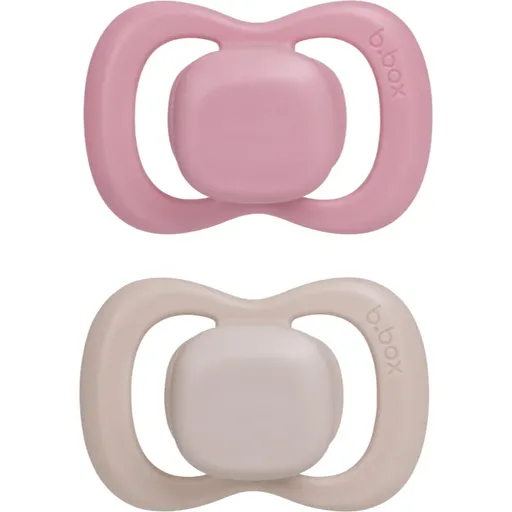 B.Box Silicone 6m+ cumlík Berry/Blush 2 ks