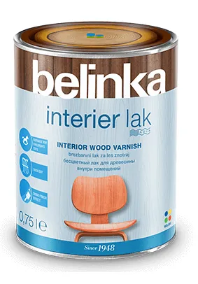 BELINKA Interier bezfarebný lak 0,75 l lesklý