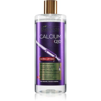 Bielenda Calcium + Q10 Concentrated cleansing and moisturizing micellar fluid čistiaca micelárna emulzia s protivráskovým účinkom 500 ml