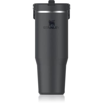 Stanley IceFlow™ Flip Straw Tumbler fľaša na vodu z nehrdzavejúcej ocele Black 2.0 890 ml