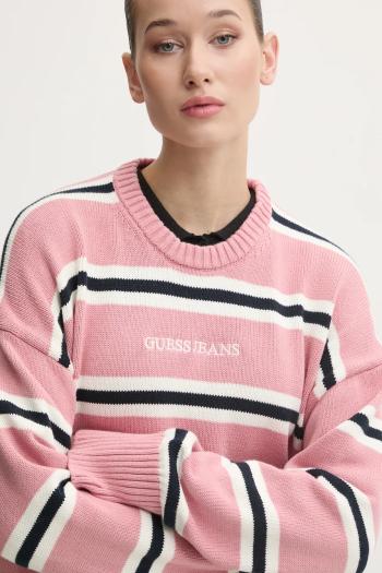 Bavlnený sveter Guess Jeans viac farieb, tenký, W4BR09 Z3HM1