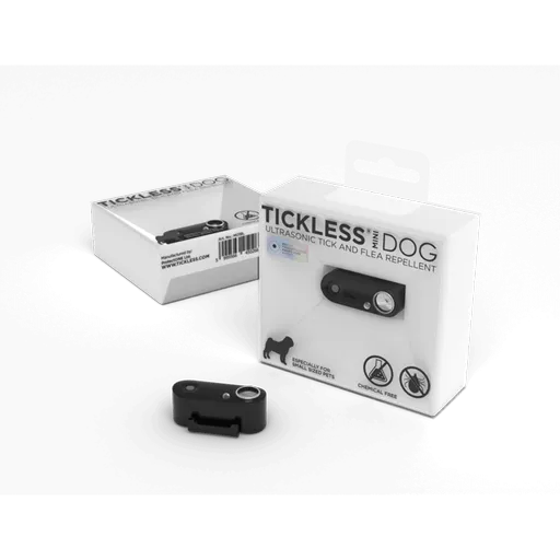 TICKLESS MINI DOG dobíjateľný ultrazvukový odpudzovač kliešťov a bĺch pre psov - čierny