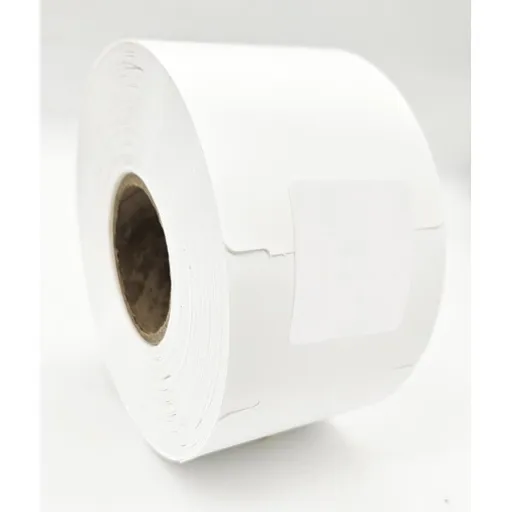 Nelepiace etikety z PVC, 58x101 mm, 500 ks, pre TTR, biele, rolka