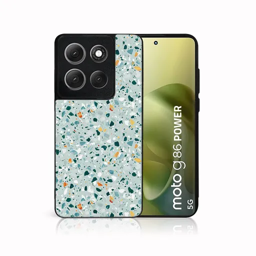 MY ART Ochranný kryt pre Motorola Moto G86 Power 5G BLUE TERRAZZO (164)