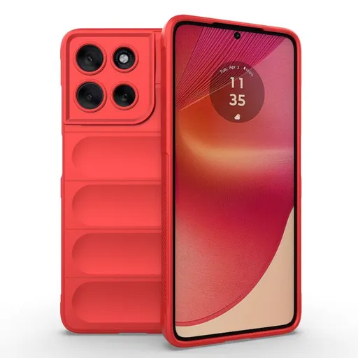 STEPS Ochranný kryt pre Motorola Moto G56 5G červený