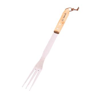 BARBECOOK BC-ACC-7072 GRILOVACIA VIDLICA Z NEHRDZAV. OCELE, RUKOVAT Z KAUCUK. DREVA, 46 CM